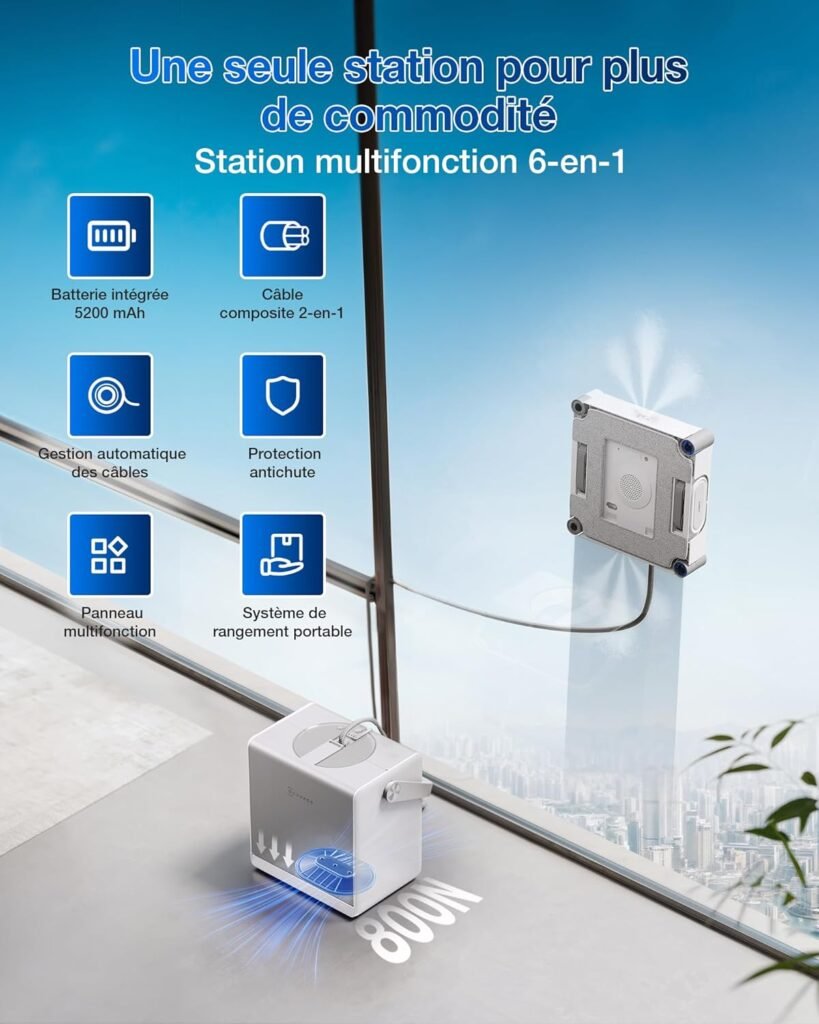 avis ecovacs winbot w2 pro omni et sa station