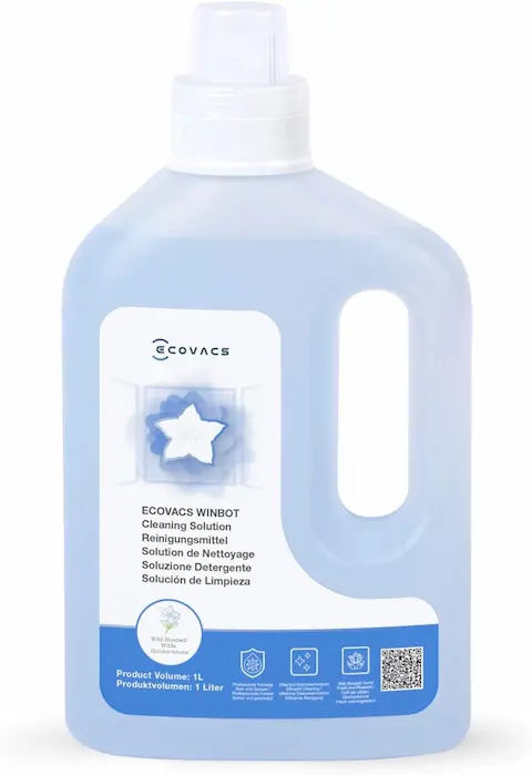 ECOVACS 1L solution de nettoyage pour les robots lave-vitres Winbot W1 PRO/W2/W2 OMNI/W2 PRO/W2 PRO OMNI/WINBOT MINI/W2S/W2S OMNI, accessoire d'origine