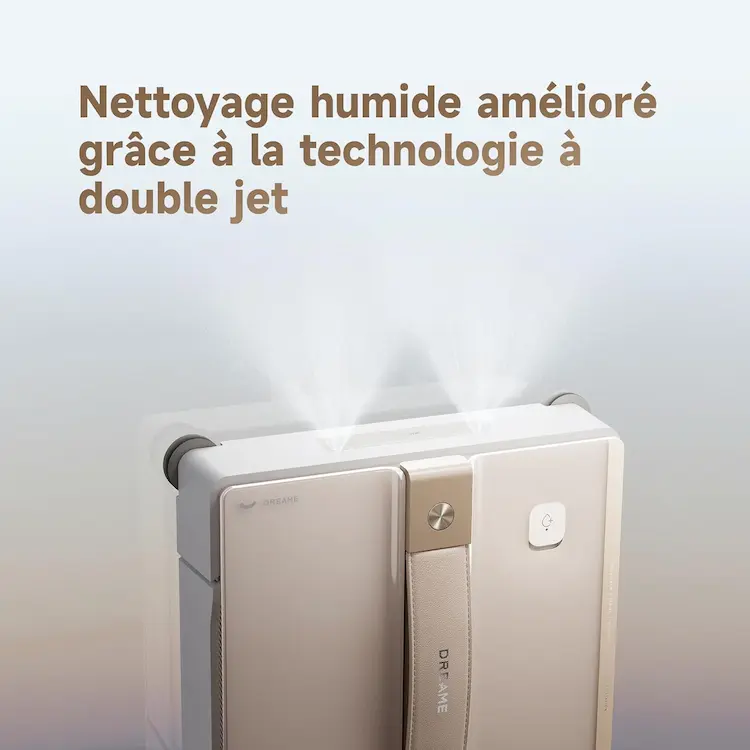 nettoyage humide améliorer technologie double jet