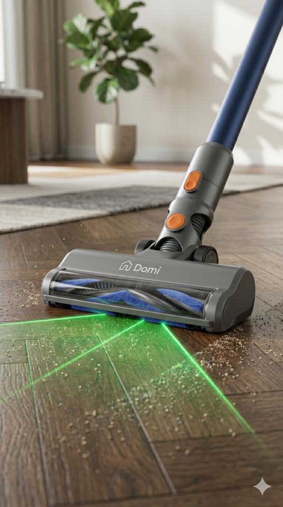 Technologie laser aspirateur balai efficacité nettoyage
