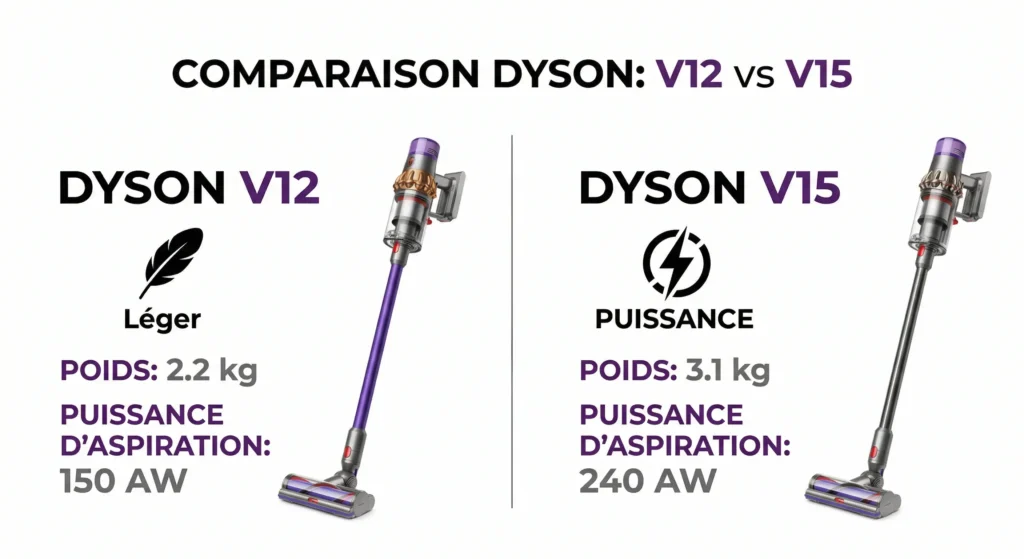Infographie comparative V12 et V11

