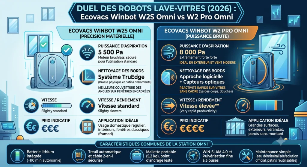 Winbot W2S Omni vs W2 Pro Omni