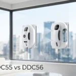 Hutt DDC55 vs DDC56 en action sur une baie vitrée