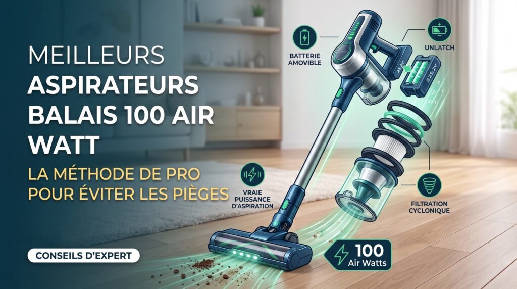 meilleurs aspirateurs balais 100 air watt