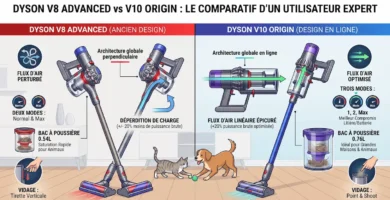 image d'illustration V10 Origin vs Dyson V8 Advanced